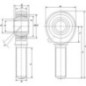 Rod end - GAKR30PB