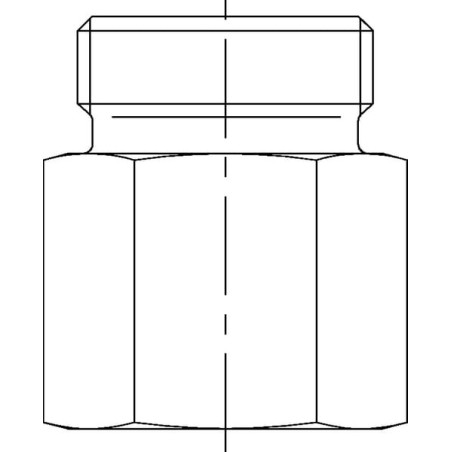 Coupling 8L R1/4 - GAS8LR14