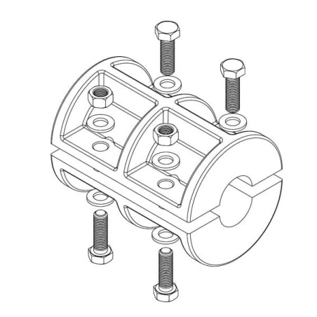 Bolt coupling diameter 35 - GB35
