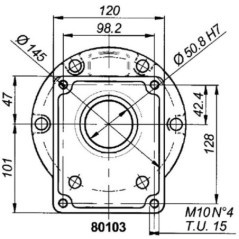 Pumpenflansch GR.3 - GBU359DSE