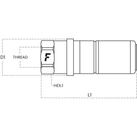 Female coupling - G716961661042N