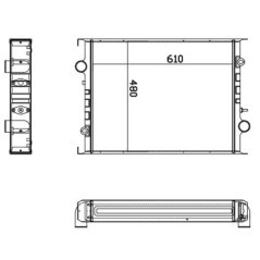 G312200050010N Kramp, Radiator 