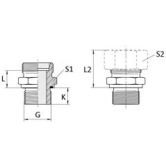 GES6SR14WD Voss, Straight 