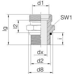 GES12L716UNF Voss, Straight 