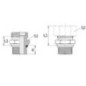 Coupling 12L 3/4 UNF - GES12L34UNF
