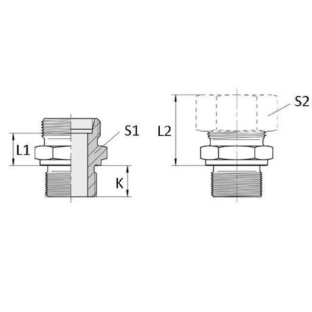 Coupling 20S R1/2 - GEV20SR12