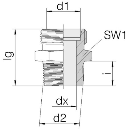 Coupling 6L 1/8NPT - GES6L18NPT