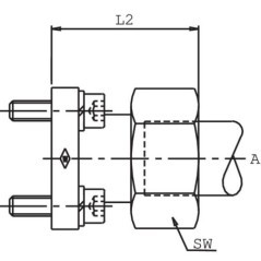 GFV18L40 Voss, Flansche für Pumpen und Motoren 