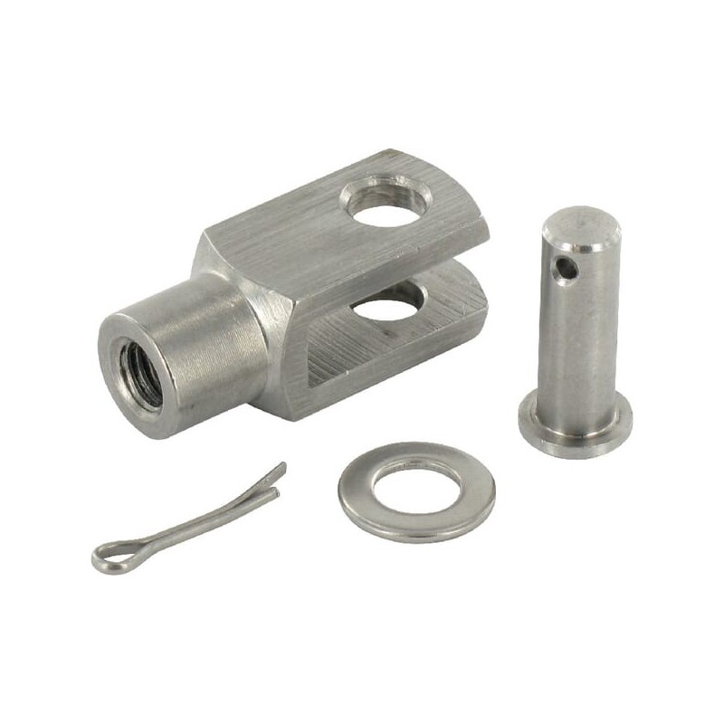 Gabelkopf M8 RVS - GM8CR Gabelkopf M8 RVS - GM8CR