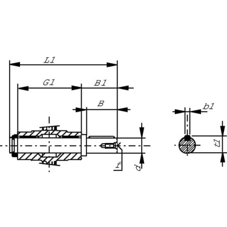 Single output shaft 45 MM - GMR913045E