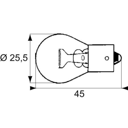 Żarówka P21W 24V - GL13498B2