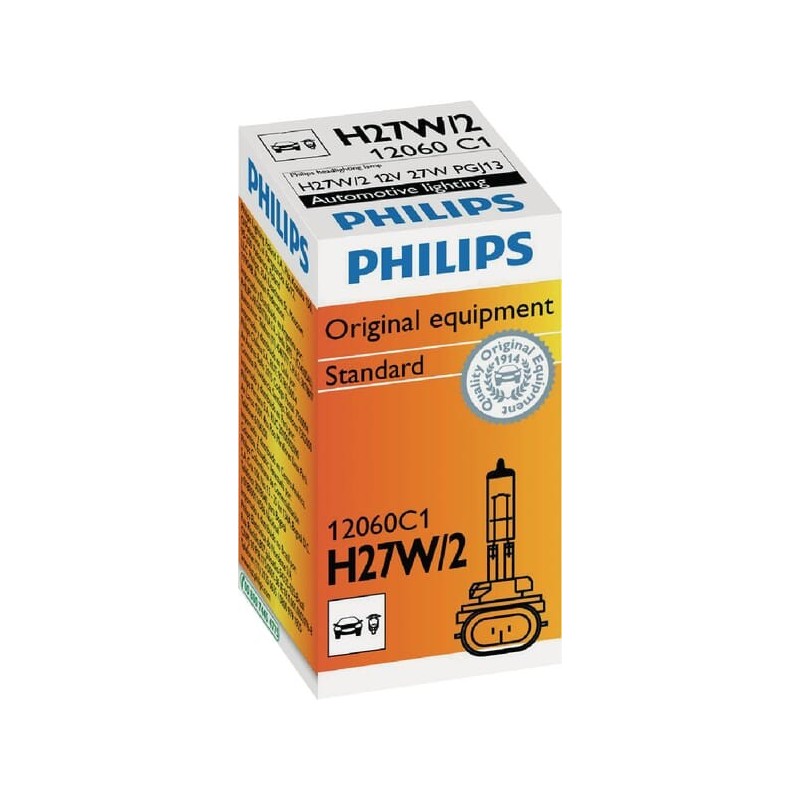 Żarówka 12V H27W / 2 Philips - GL12060 Żarówka 12V H27W / 2 Philips - GL12060
