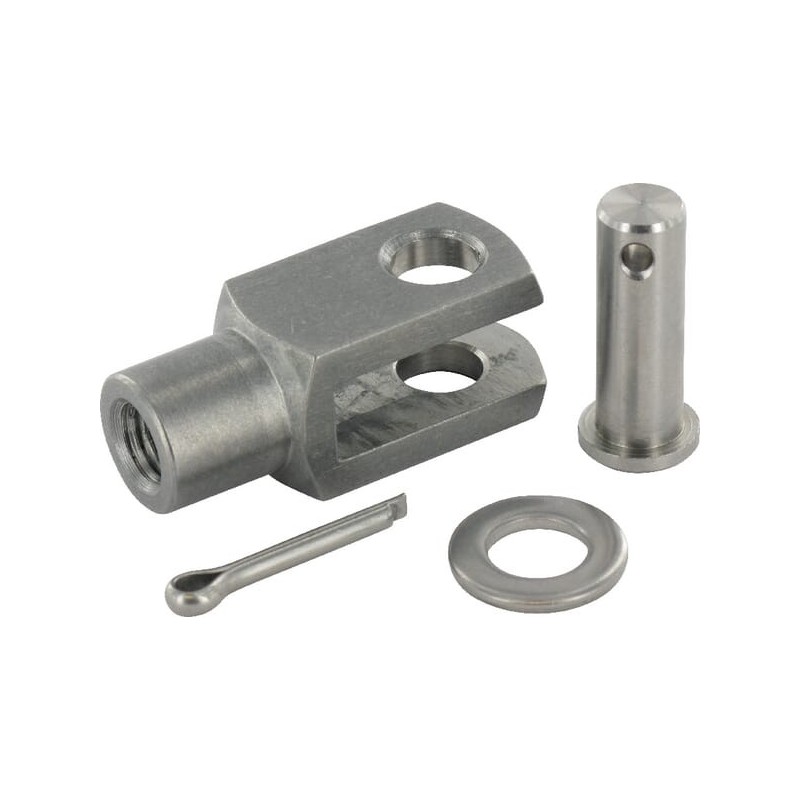 Gabelkopf M12 RVS - GM12CR Gabelkopf M12 RVS - GM12CR