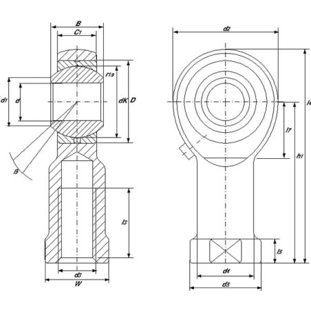 Rod head - GIKR25PB