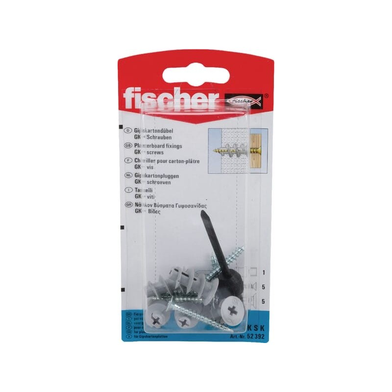 Plasterboard plug with screw 5 - GKSK Plasterboard plug with screw 5 - GKSK