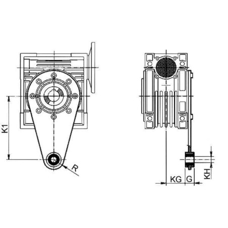 Torque arm GMR 075 - GMR9075DMS