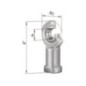 Rod head, left-hand thread - GIL12DOINA