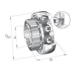 GSH352RSRB INA, Für Expansionsbuchsen 