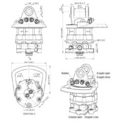 Rotator GR 603 DB 6000 kg - GR603DB