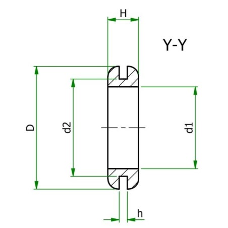 Tülle 14,2 x 6,4 - GR11178