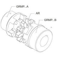 GRMP3845B Sit, Clutch halves 