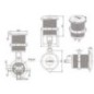 USB-CUSB-A socket 12/24V flush mount - GSM051
