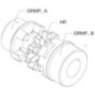 Hub 24 A solid aluminum - GRMALU2432A