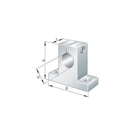 Shaft support block - GW20