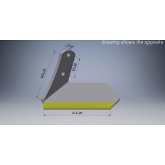 Wing share carbide RH - H2218181CN
