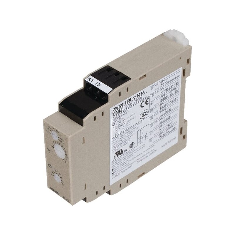 Multif. Timer, 12 V DC, SPDT - H3DKM1A12VDC