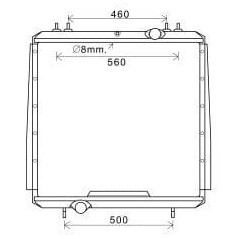 H930200051100N Kramp, Radiator 