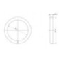 Weld ring 12x91 mm - HC36 Weld ring 12x91 mm - HC36