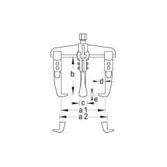 Abzieher 3-armig - HG1071