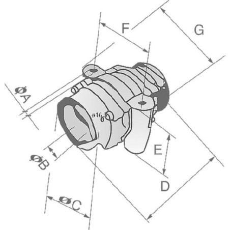 Bearing housing - HD486073