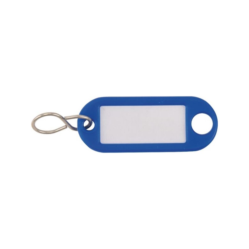 Key ring blue with label - HG1000BL Key ring blue with label - HG1000BL