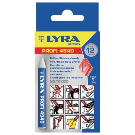 Tyre chalk white 12 pcs - HG4940001