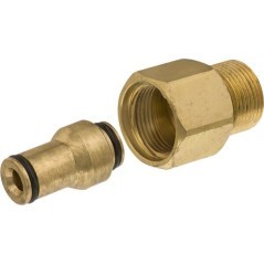 Złącze K-Lock TR22, gwint wewnętrzny x M22x1.5 gwint zewnętrzny, mosiądz - HD565681