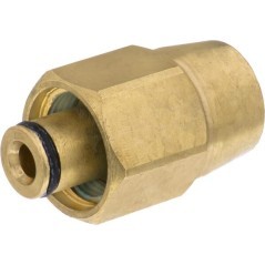 Złącze K-Lock TR22, gwint wewnętrzny x gwint zewnętrzny 3/8 cala, mosiądz - HD565684