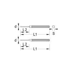 HG1199 Gedore, Cotter pin punchers 