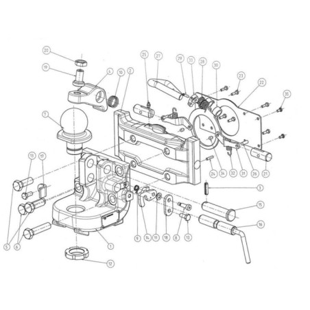 Einstellschraube Sauermann - HS4625SDFKU21