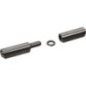 Weld-on hinge 80 mm S.S. - HS762852RVS Weld-on hinge 80 mm S.S. - HS762852RVS