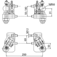 Układ kierowania kół tylnych - HS7470JDR