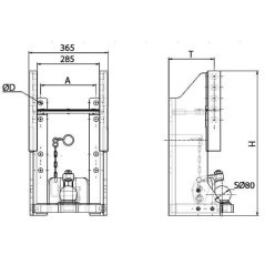 Ladder hitch - HS786NHK