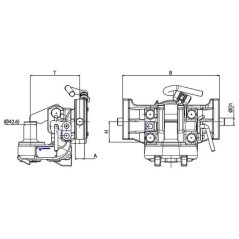 Towing hitch piton coupling - HS1151P390