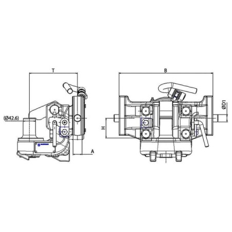 Towing hitch piton coupling - HS1151P390