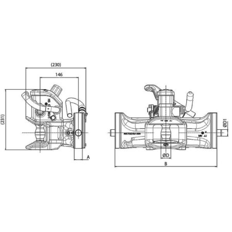 Trailer coupling - HS17003KU39038
