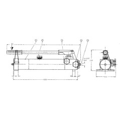 Hand pump with tank - HP2PQ