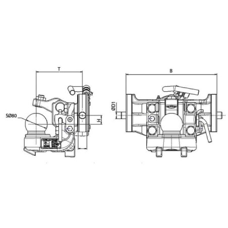 Tow ball coupler - HS1251K390