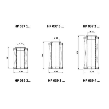 Element filtracyjny 25 µm - HP0392A25AN