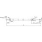 Cable with ball end 2500mm - IMCWB2500